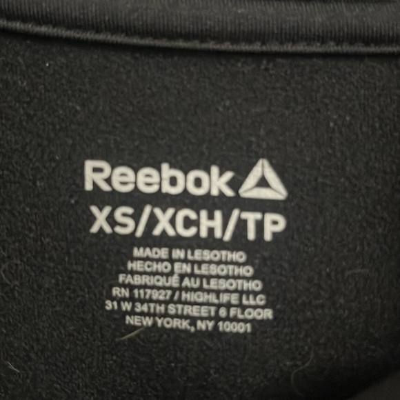 Reebok Black Long Sleeve Pullover - Picture 2 of 2